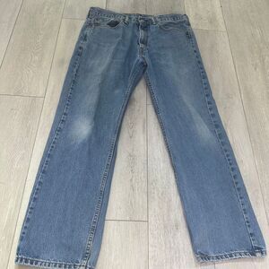 Levi's 505 y2k 2002 vintage men's straight‎ leg size 34'x29' medium wash cotton
